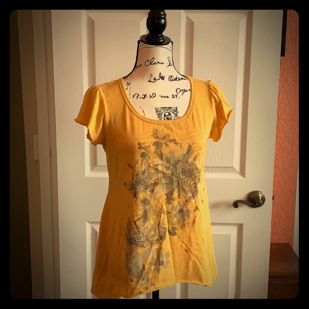 Style&co. Dressy Casual Flowered Top